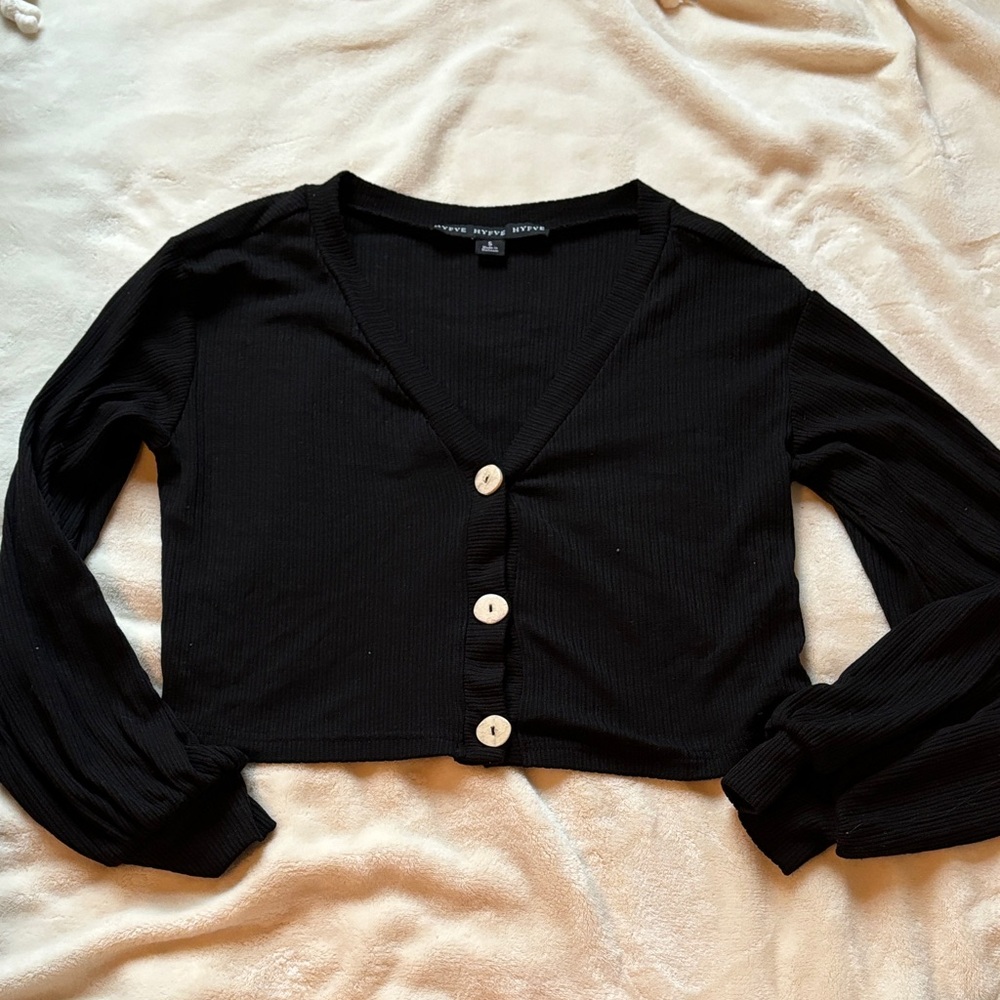 HYFVE Black Button-Down Shirt